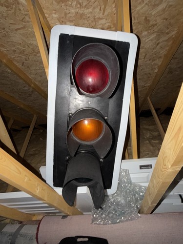 Old traffic lights - old,