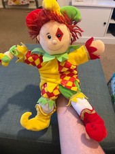 Jester Hand Puppet Plush Soft Toy Fiesta Crafts 12"