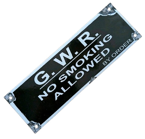 Gwr smoking allowed enamel - gwr,