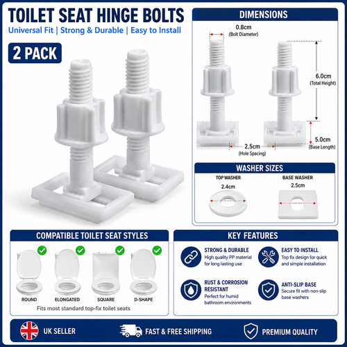 Toilet seat hinge - toilet, repair