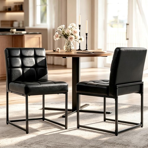 Set upholstered faux pu - 2,
