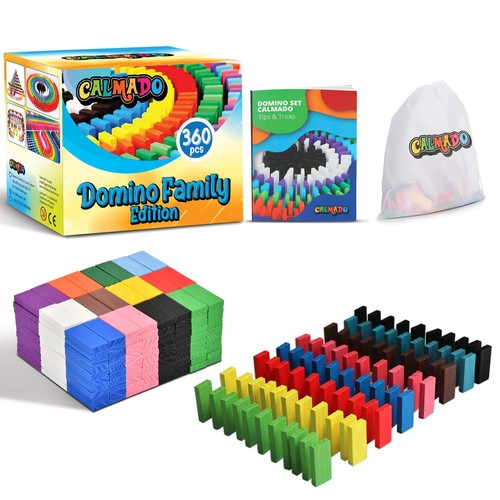 360 pcs wooden domino tiles - pcs,