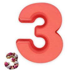 VDL Silicone Number Mould 3 Cake Baking Tin Mould Birthday EXTRA LARGE