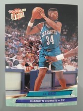 1992-93 Fleer Ultra Basketball J.R. Reid #23 Charlotte Hornets NBA Read!