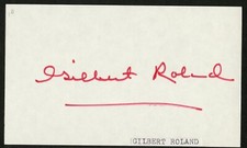 Gilbert Roland d1994 signed