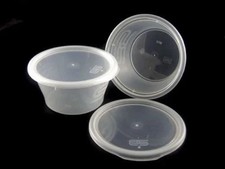 Round Plastic Food Containers