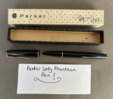 Vintage black parker lady - vintage,