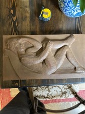 Signed original mid century plaster sculpture by Karel Vavra 