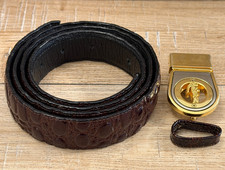 LACOSTE MENS BROWN LEATHER