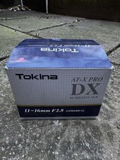 Tokina AT-X PRO  11-16mm f/2.8 DX AF Lens