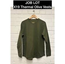 THERMAL OLIVE VEST - Large