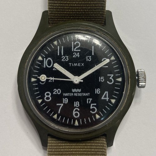 Timex green camper military - green,