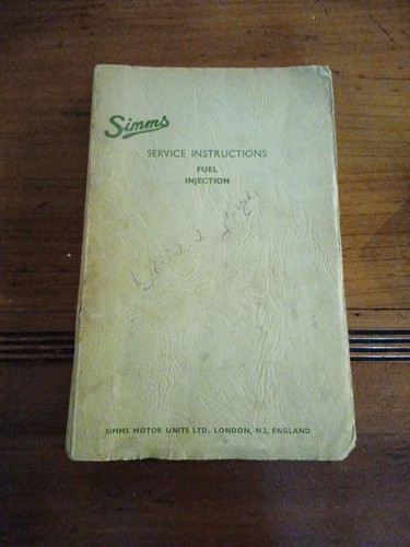 Simms service instructions - simms,