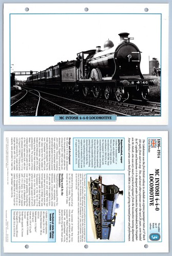 Intosh loco golden - 4-4-0,