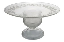 Antique Glass Centrepiece Rose