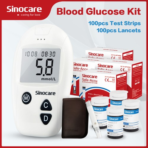 Sinocare 100x safe accu blood - safe,