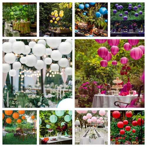 6pcs paper lantern - 6pcs, lampshade