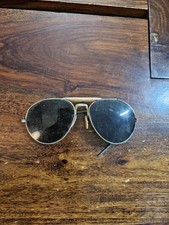Vintage WW2 Era Ful Vue Green Aviator Pilot Fly Glasses Sunglasses Parts Repair