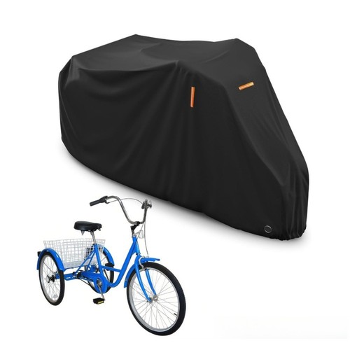 Black waterproof tricycle - black,
