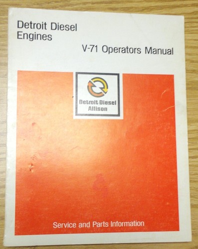 Detroit diesel engines - diesel, v-71