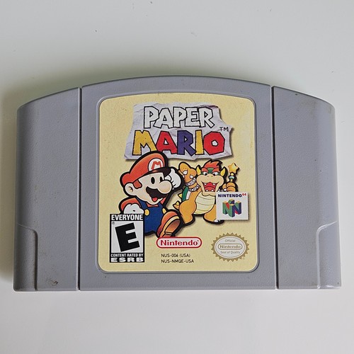 Paper mario nintendo 64 - mario,