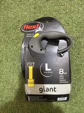 Flexi Giant Yellow Tape 8m Retractable Lead Large Max Dog 50kg