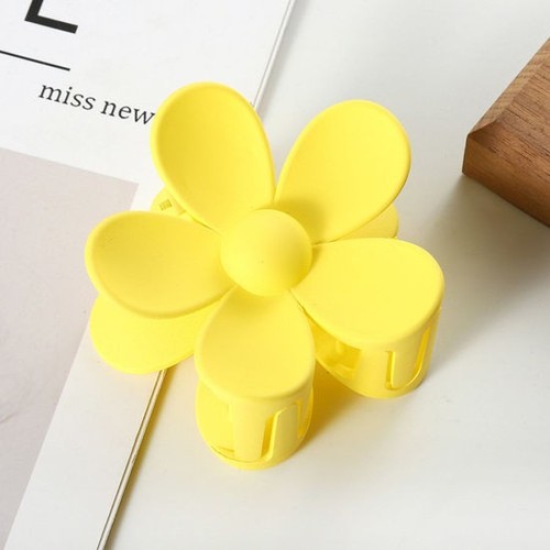Hair clip yellow flower - clip, x