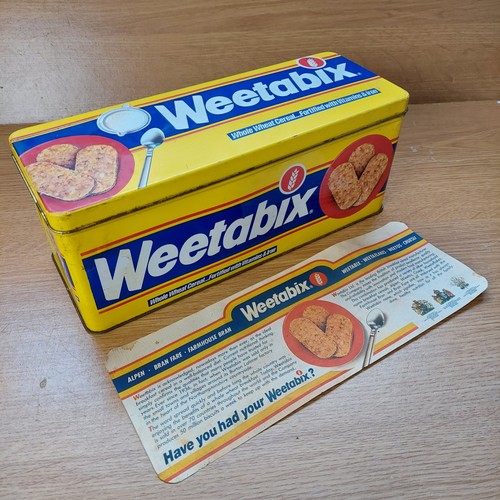 Vintage 1980s weetabix metal - vintage,