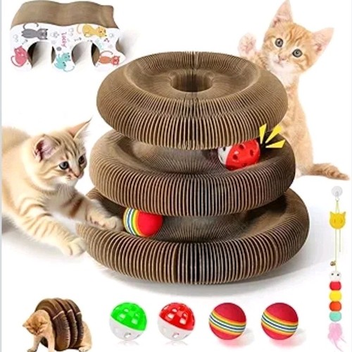Foldable cat scratcher - foldable, board
