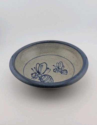 Vintage studio pottery blue - vintage,
