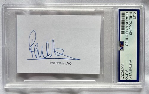 Phil collins signed - phil,