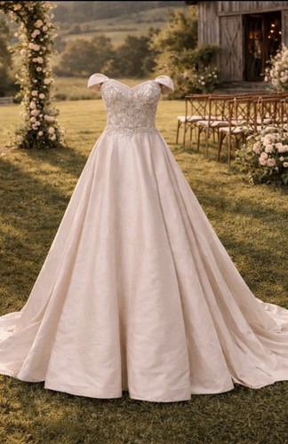 Justin alexander blush silk - blush,
