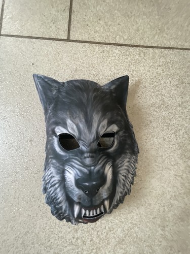 Halloween werewolf face mask - halloween,