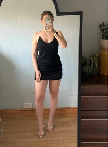 Urban outfitters black sparkly - outfitters,