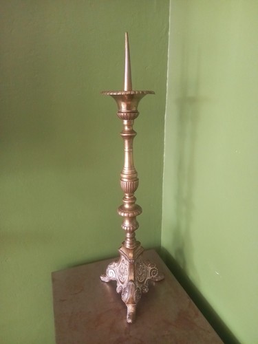 Vintage solid brass church - vintage,
