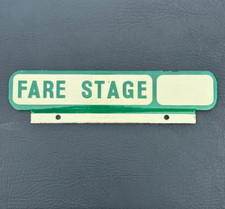 Eastern National Fare Stage Bus Coach Stop Enamel E Plate Sign Route Marker