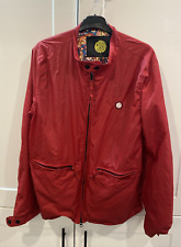 PRICED TO SELL - PRISTINE MENS PRETTY GREEN SIZE MEDIUM RED LIGHTWEIGHT JACKET