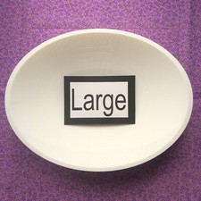 Oval - Large DRAPE Slump Mould for Pottery Air Drying Clay Arts and Crafts 