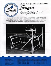 1950s  Sagen Boat Hoists Lifts Platform Lifts Shore Products Auburn New York