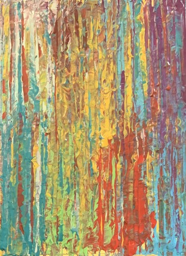 Original textured abstract - original,