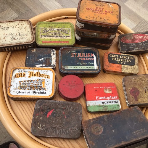 Old tins - 16,
