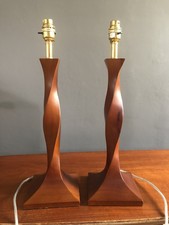 Pair of Modern Wooden Tall