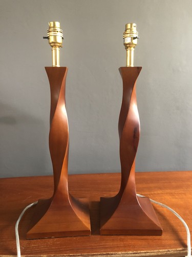 Pair modern wooden - pair, of