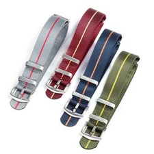 Ribbed Nylon Nato Watch Strap
