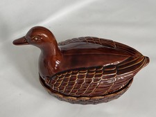 Vintage Portmeirion Susan Williams Duck Egg Holder Oven To Table Dish England 