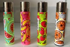 Summer Fruits RARE Clipper Lighters Funny Cool Clippers Lighter Refillable Gas