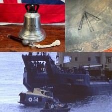 Vintage Royal Navy & RFA “CSV Kinbrace” Ships Bell c.1945-92.