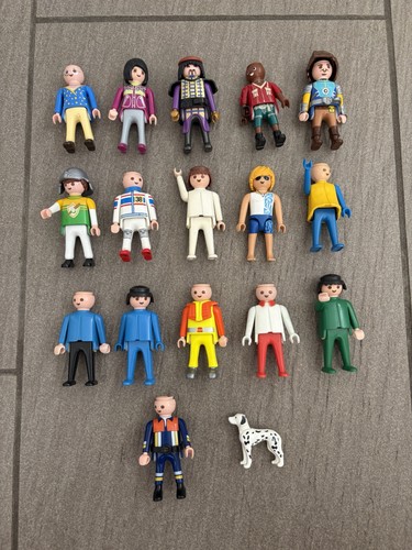 Vintage playmobil figures - 17,