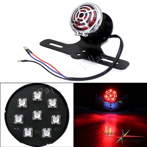 Led tail brake - license, number