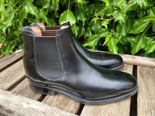 Church's - Amberley - Black Calf Leather Chelsea Boots  - UK 7.5  F